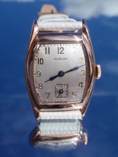 Bulova Avalon Watch Vintage c1940 1950 Warranty