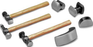   Tool 7 Piece Auto Body Metal Working Repair Tool Hammer & Dolly Kit