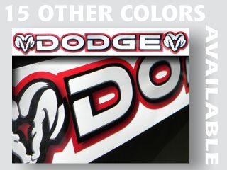 Dodge windshield decal Ram Charger Neon Challenger SRT PICK FROM 16 