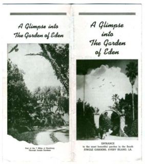 garden of eden avery island louisiana 1940 s tabasco