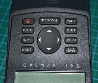 Garmin GPSMAP 195 Aviation GPS Receiver Largest Display Moving Map 