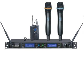 New Professional Quality Idolpro UHF 388 Dual Karaoke Wireless 