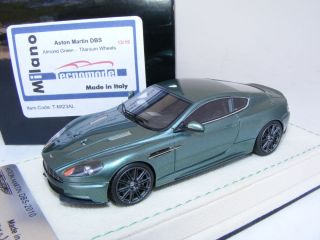 43 Tecnomodel Aston Martin DBS Coupe Almond Green Titanium Wheels