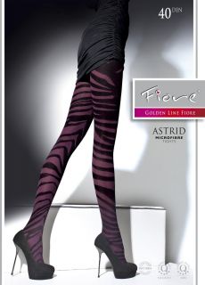 ASTRID SEMI OPAQUE MICROFIBER TIGHTS PANTYHOSE BLUEBERRY size S