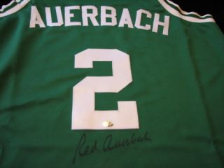 Red Auerbach Show Signed JSA Auth Celtics Jersey