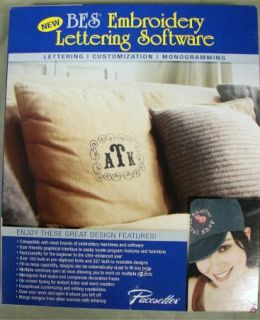 Brother Pacesetter BES Embroidery Lettering Software
