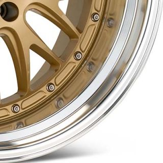 18 Axis Rev Style Gold Wheels Rims Staggered Fit Lexus SC300 sc400 