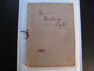 1951 North Attleboro Yearbook Northern Light Original