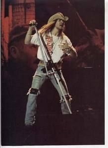 AXL Rose Mini Poster Pin Up Guns N Roses LK9