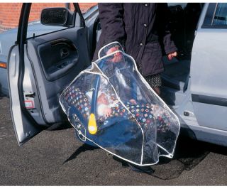 clippasafe infant car seat rain cover baby travel bn
