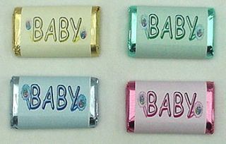 Baby Mini Chocolate Bar Wrapper Assorted Colors