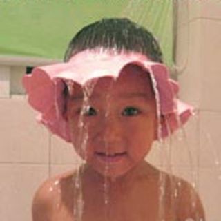 Soft Baby Kids Children Shampoo Bath Shower Cap Hat Wash Hair Shield 
