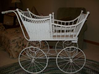 Antique Baby Carriage Pram Unrestored Original