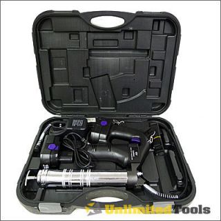 Cordless Grease Gun 10 000 PSI With 2PC 18V Batteries Automotive 