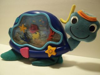 Baby Einstein Neptune Crib Soother turtle aquarium seascape toy w 
