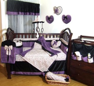 Secret Garden 15pcs Baby Crib Toddler Bedding Set