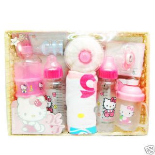 New Hello Kitty Baby Feeding Bottle Gift Set