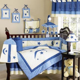 New 5 Pcs Baby Bedding Set Cotbed Cot Nursery Quilt Bumper Sheet 