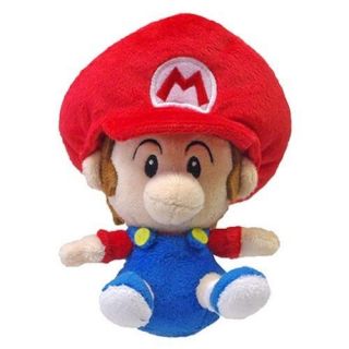 NEW 5 Sanei Super Mario Plush Series Plush Doll Baby Mario