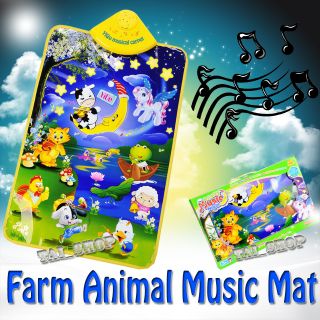   Touch Play Mat Animial Singing Baby Gym Carpet Playmat Kids Toy