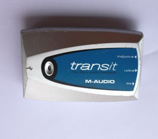 Used Pro M Audio Transit USB Sound Card DAC 24bit 96kHz Support DTS 