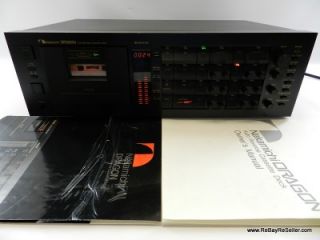   Auto Reverse Audio Cassette Tape Deck Super Clean w Manual