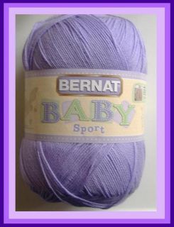 Bernat Baby Sport Knitting Crochet Yarn Lavender