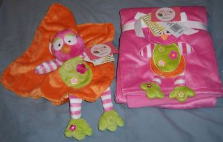 Baby Starters Snuggle Buddy Lovey Rattle Satin Plush Security Cuddly 