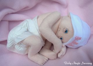 Baby Magic Nursery Prem Girl Cloth Reborn Doll Rac ♥