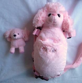 Baby Toddler Child Safety Harness & Plush Pink Dog *i*