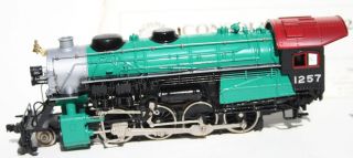Vintage Bachmann HO Train 2 8 0 Locomotive Tender 1257 Smoke Light 