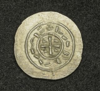 1131 Hungary Stephen II Medieval Silver Denar Coin XF