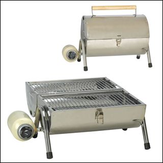   BBQ Stainless Steel Camp Grill Stove Camping Backpacking