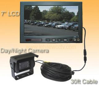 jetview electronics auto backup rearview system color ir camera 7 lcd 