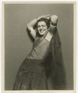 Olga Baclanova 1925 Photograph Provocative Portrait Dancer Carlo 