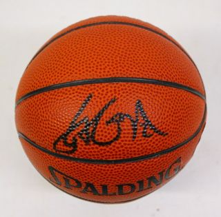 Yao Ming Signed Spalding Autograph Mini Basketball JSA