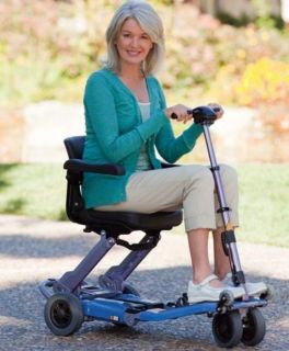   Luggie Folding Travel Senior Mobility Scooter Cart Extra