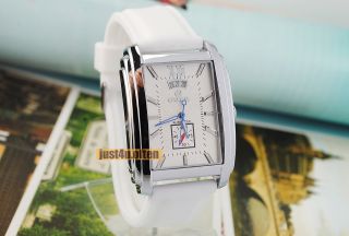   Silicon Elegant Mens Calendar Automatic Mechanical Wrist Watch Fashion