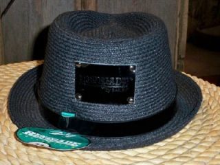 Bailey Western Fedora Black Braided Hat Bella SzM