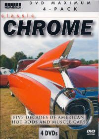 Classic Chrome 1930s 1970s Muscle Cars Hot Rods 4 DVD Box Gift Set 