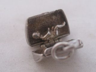 Vintage Silver Articulated Doctors Dale Bag Baby Charm