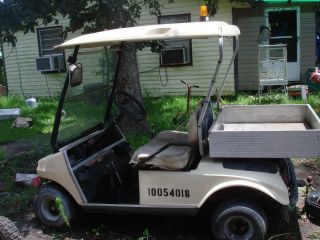 Club Car Golf Cart 4 Wheels Battery Operated not Working for Parts 
