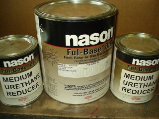 Auto Body Shop Paint Nason Dupont Olympic White Basecoat Clearcoat Kit 