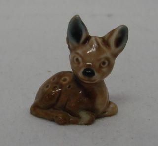 Vintage Wade Whimsies Miniature Baby Deer Fawn Figurine