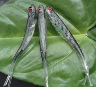    5cm Trout soft plastic fish bass lure vivid bait tackle fishing bait