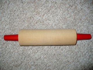   Lefse Rolling Pin Baking Needs Rolls Smoothly Red Handles