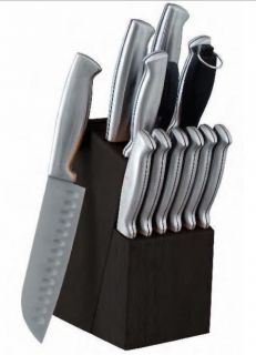 Oster Baldwyn Stainless Steel 14 Piece Chef Cutlery Block Set Brand 