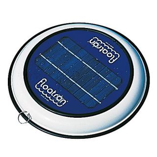 solar powered natural pool cleaner the floatron kills algae and is