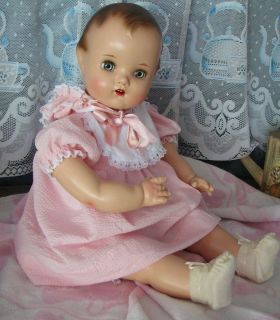   Marked Horsman Composition and Cloth Doll Cute M B Baby Marie
