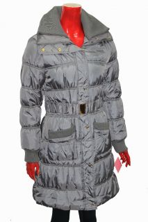 Womens Authentic Baby Phat Winter Coat Jacket Gray 3XL